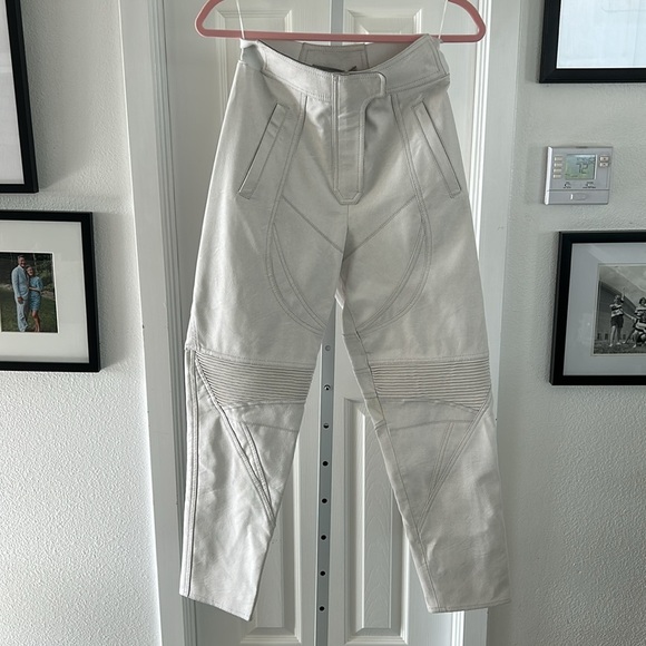 STELLA MCCARTNEY  High-Waisted Faux Leather Pants, NWT - Picture 6 of 17